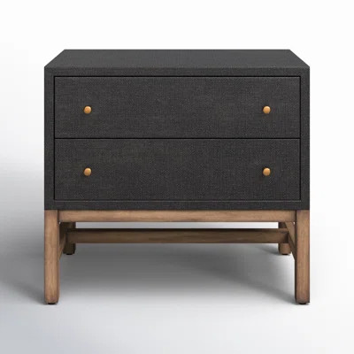 Hakana 2 - Drawer Raffia Nightstand | Birch Lane