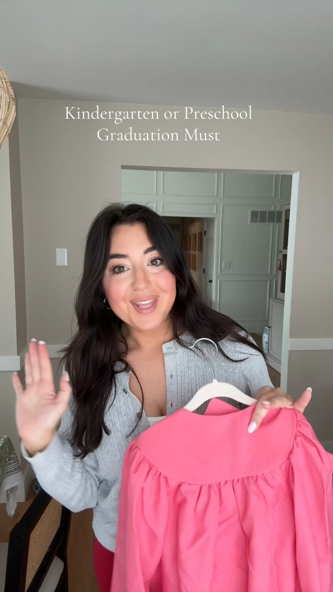 The cutest mini cap and gowns for kindergarten or pre-k graduation