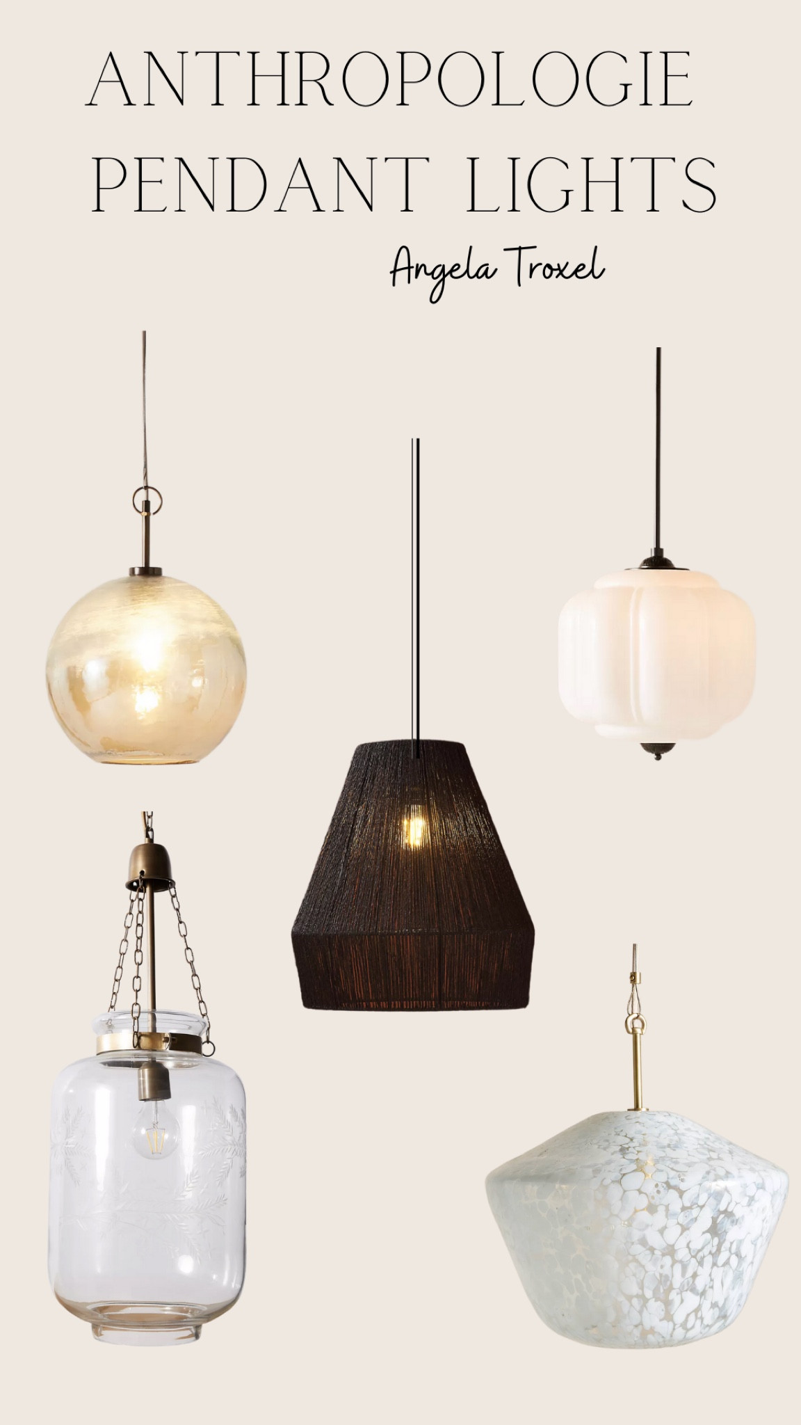 Modern pendant lights, kitchen, living room, bedroom, black, gold, glass, wicker, lighting. 

#LTKhome #LTKsalealert