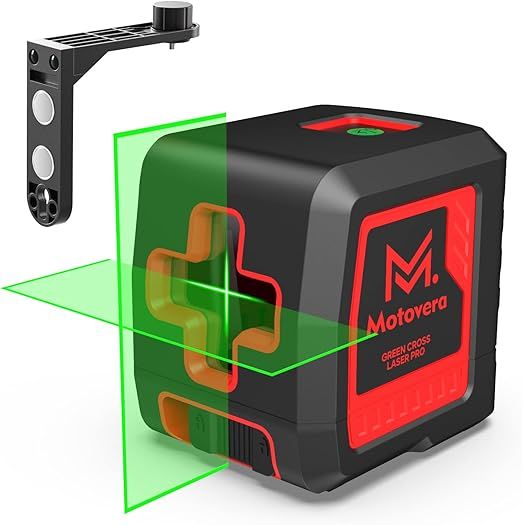 Motovera 100ft Laser Level Self leveling Green Cross Line, 4 Brightness Adjustment, IP54 Waterpro... | Amazon (US)
