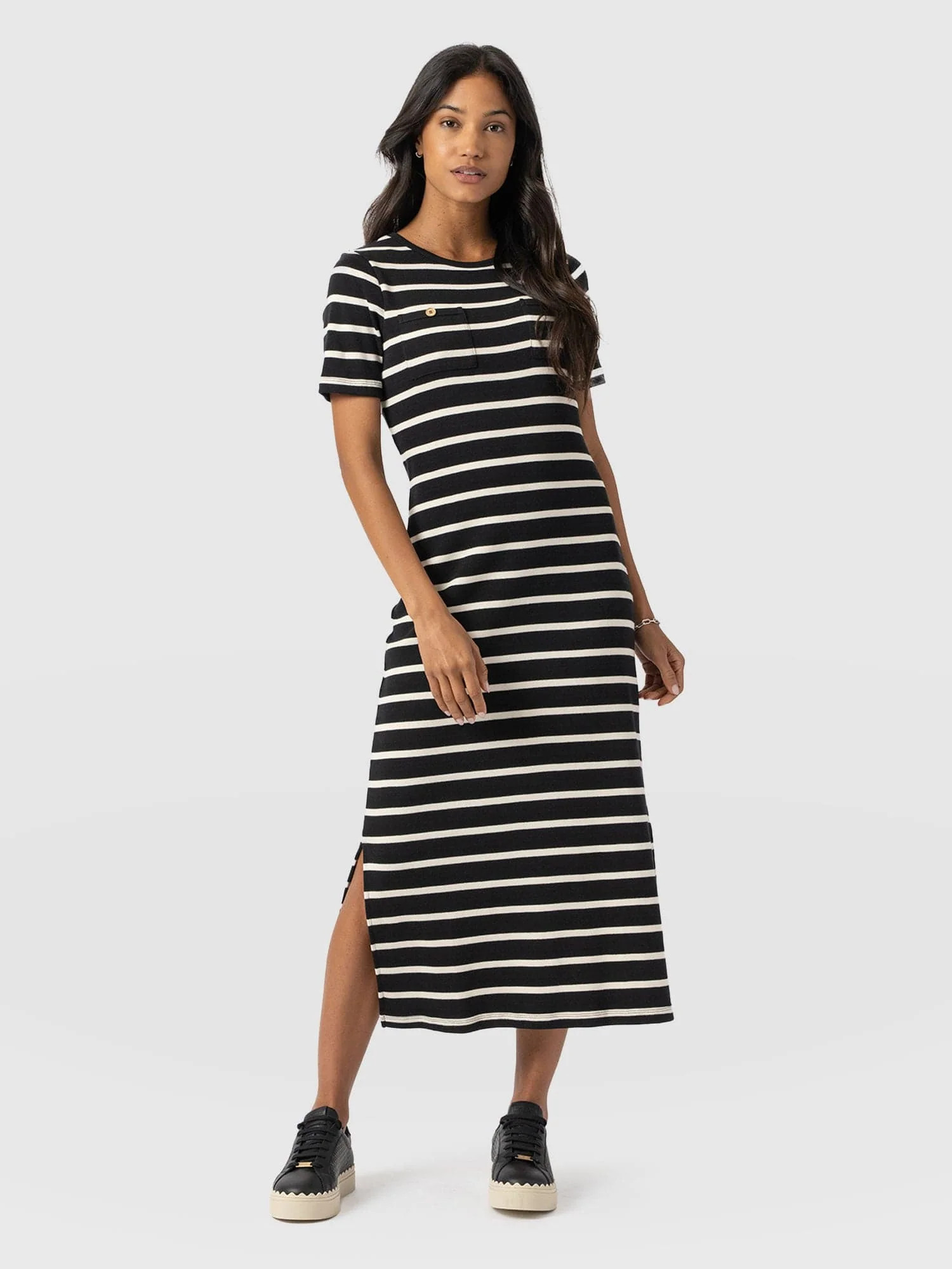 Helena T-Shirt Dress - Stripe | Saint + Sofia