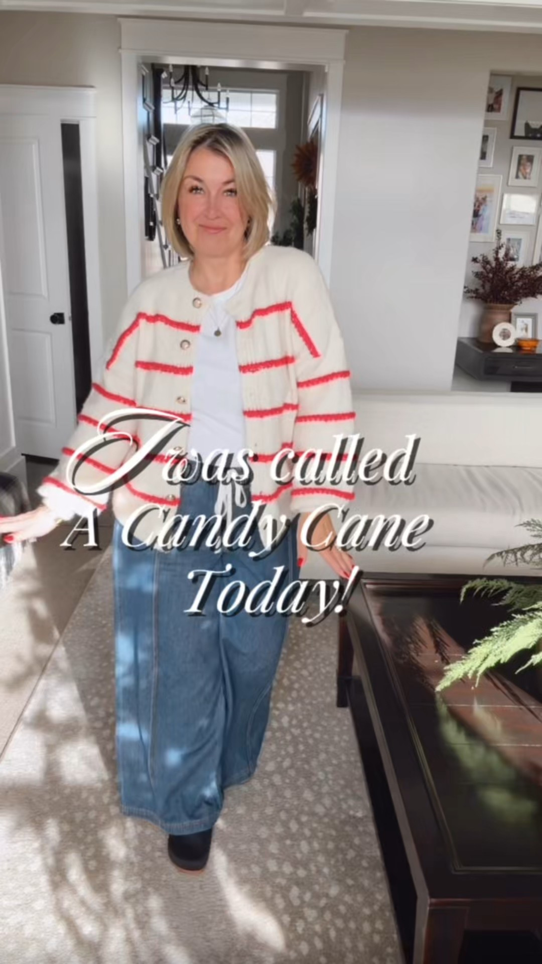 Someone called me a candy cane and honestly?
I’ll take it.
At this age, if I’m being compared to something sweet instead of something stiff, tired, or cranky — that’s a win for me 


#LTKOver40 #LTKFindsUnder50 #LTKMidsize