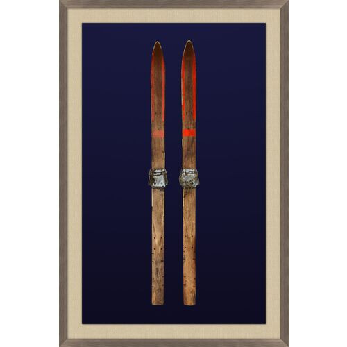 Nathan Turner, Antique Wooden Skis | One Kings Lane