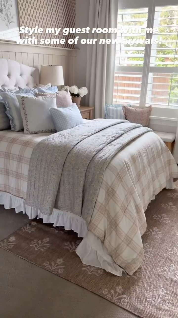 Sometimes your guest room just needs a little love, and thankfully we have the perfect pillows, bedding and rugs to bring this room back to life! 

 #LTKSeasonal #LTKHome