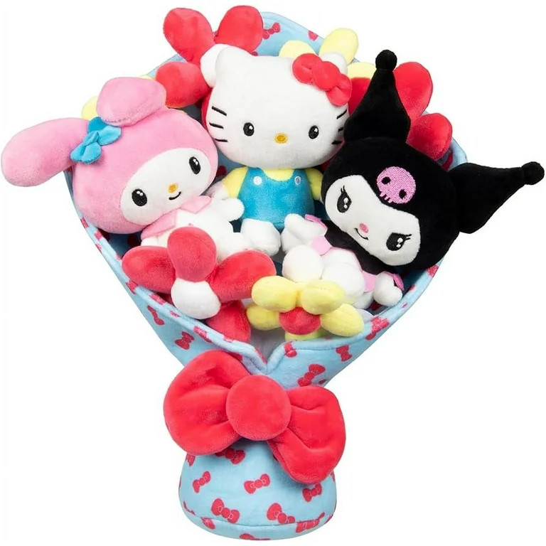 Hello Kitty and Friends - 12-inch Plush Celebration Bouquet - 9 Plush Included - Officially Licen... | Walmart (US)