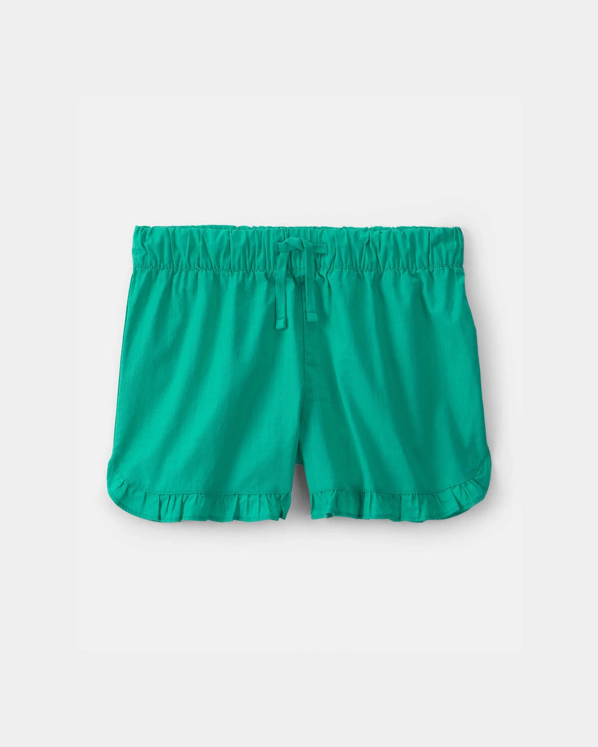 Girls Ruffle-Trim Shorts - Green | Carter's | Carter's Inc