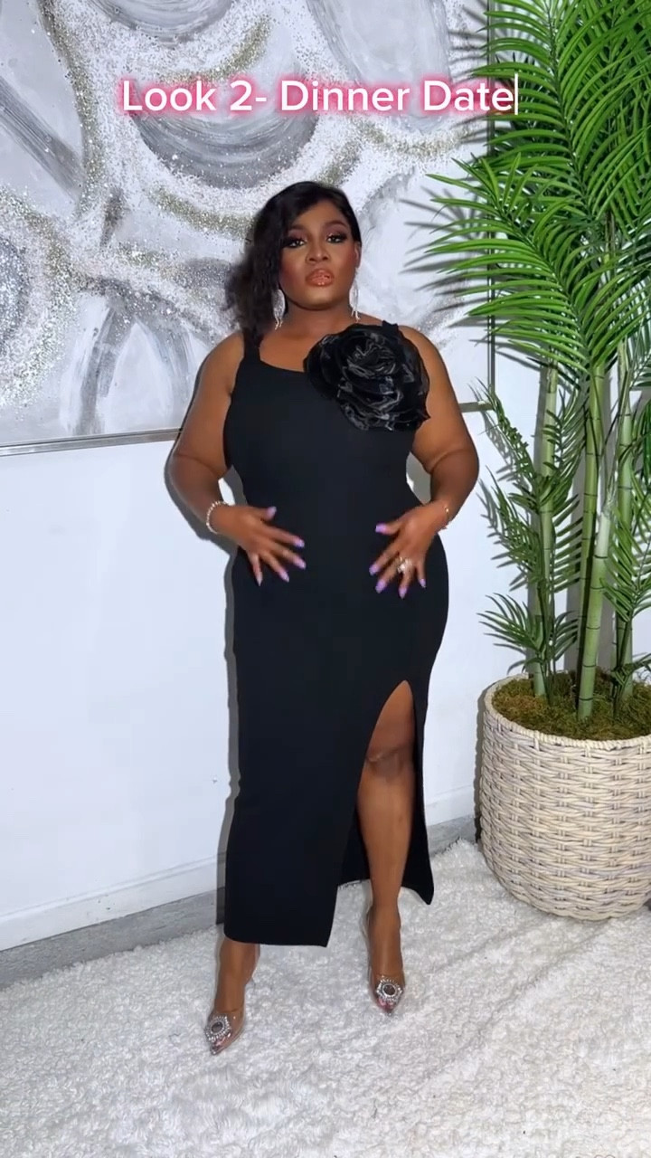 Sis You don’t need a closet full of clothes to show up as that girl. You just need confidence and a little creativity.✨
 Watch how I styled one dress for brunch, dinner and business dates because the right mindset will always multiply your options 👏🏽
 Now tell me in the comments below which look are you feeling the most?

👋🏽 Hi, I’m Queen Blessyn, A 5’6 Curvy Midsize (U.S. Size 14) femininity, fashion and beauty enthusiast. I share tips on becoming more feminine aka Soft Girl💕, Makeup & Hair Tutorials with a Sprinkle of Fashion Inspiration. I also share product recommendations and random fun videos! Welcome to my LTK 🥰
Fashion, Style Hack, Dresses

#LTKMidsize #LTKStyleTip #LTKSummerEdit