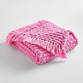 Bubble Hand Woven Throw Blanket | Pottery Barn Teen