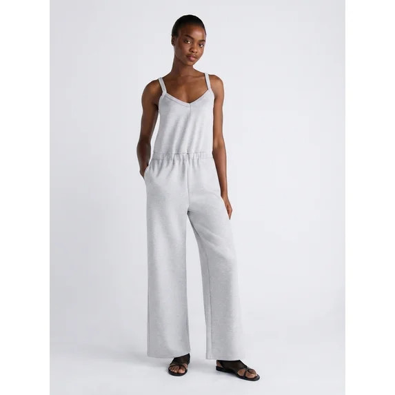 Scoop Women's and Women's Plus Scubaknit Tank Jumpsuit, Sizes XS-4X | Walmart (US)