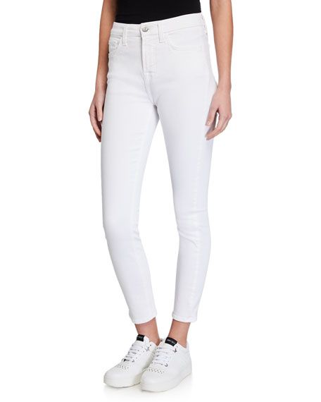 Jen7 High-Rise Skinny Ankle Jeans | Neiman Marcus