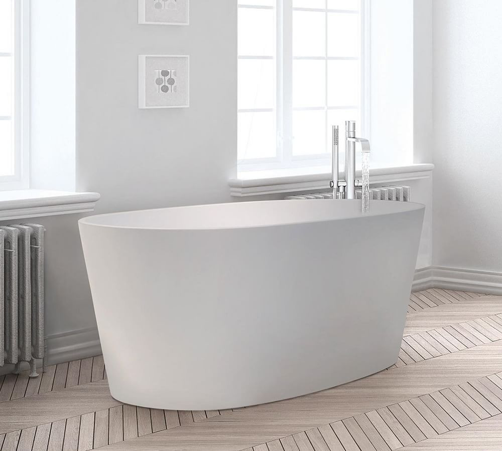 Alika 59" Handcrafted Freestanding Bathtub | Pottery Barn (US)