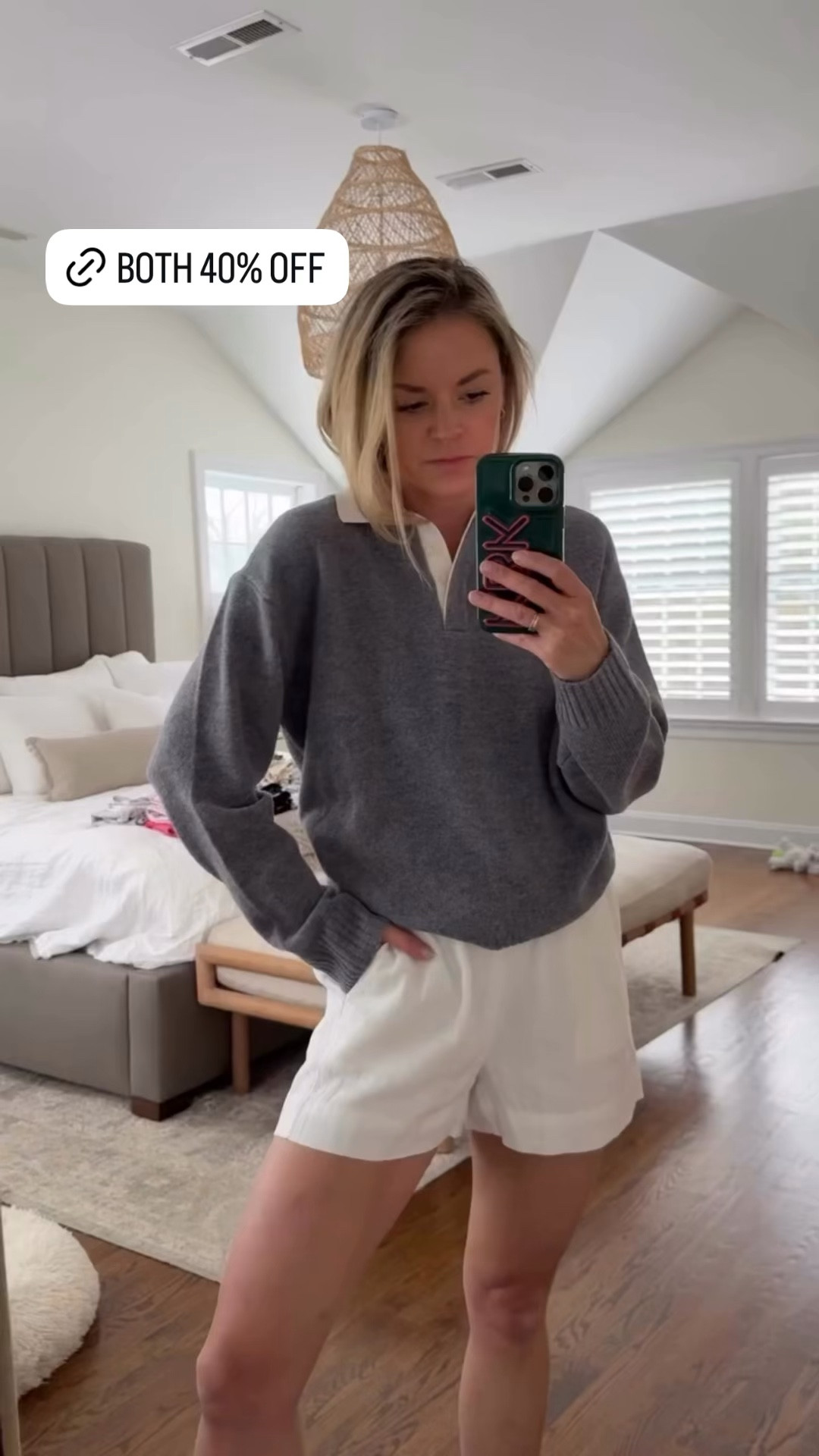 New @jcrew finds are 40% off   - small top & XS shorts // size 8 jelly flats, I’m a true 7.5 


#LTKSaleAlert