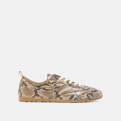 Viper Sneakers Snake Print Embossed Leather | DolceVita.com