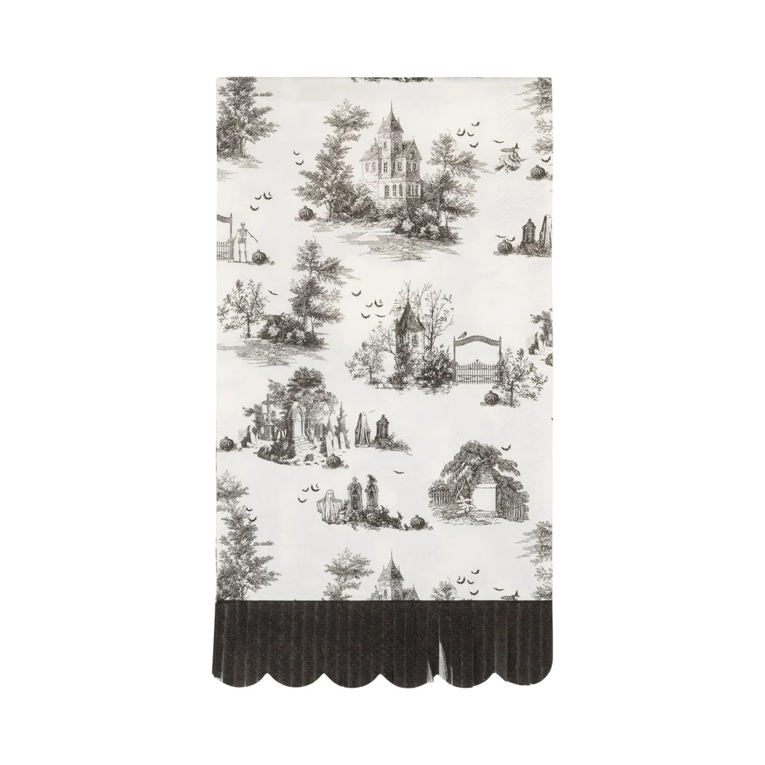 Halloween Toile Dinner Napkin | My Mind's Eye