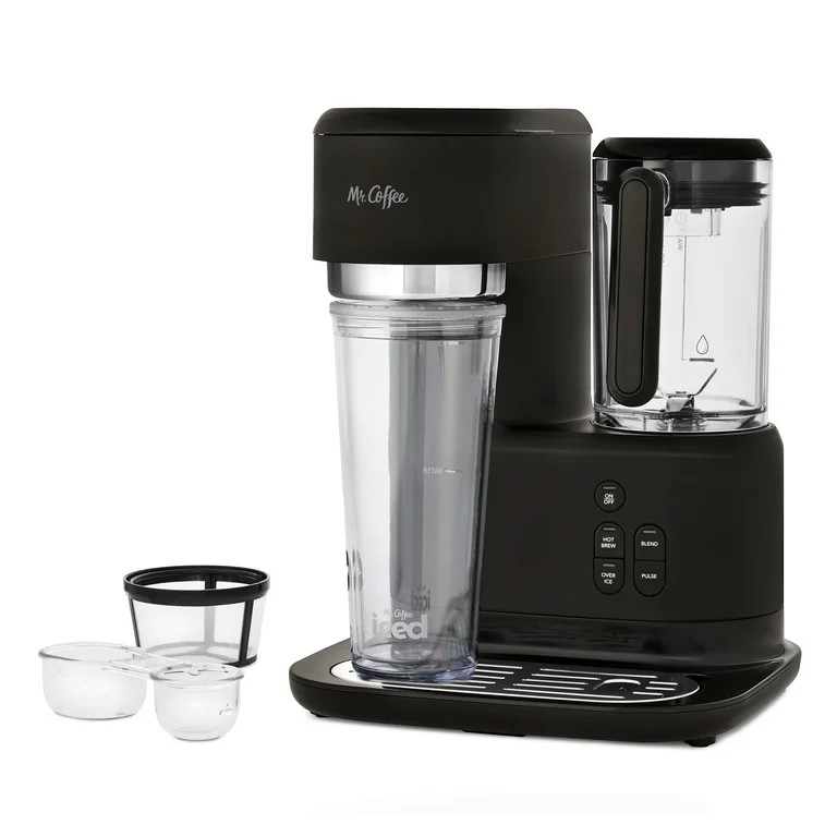 Mr. Coffee Single Serve Frappe, Iced, and Hot Coffee Maker with Reusable Tumbler and Coffee Filte... | Walmart (US)