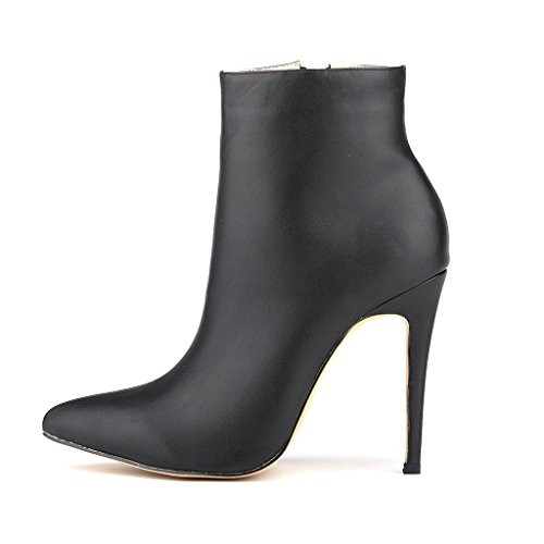 ZriEy Women's Sexy Stiletto Heel Booties for Wedding Business Work Party Shoes Black size 6 | Amazon (US)