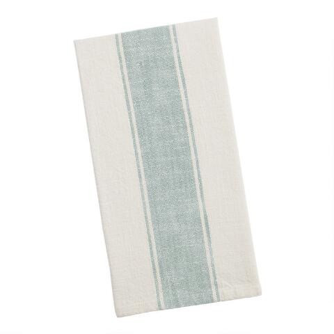 Farmhouse Stripe Kitchen Towel Set of 2 | World Market