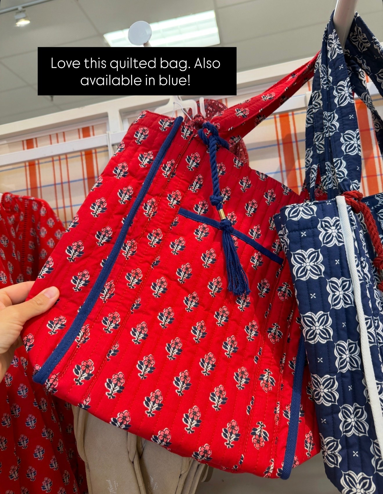 Cute block print quilt bag from Target! Linked a few more Americana favs. Give me all the block print 👏

#LTKmomlife #LTKSwim