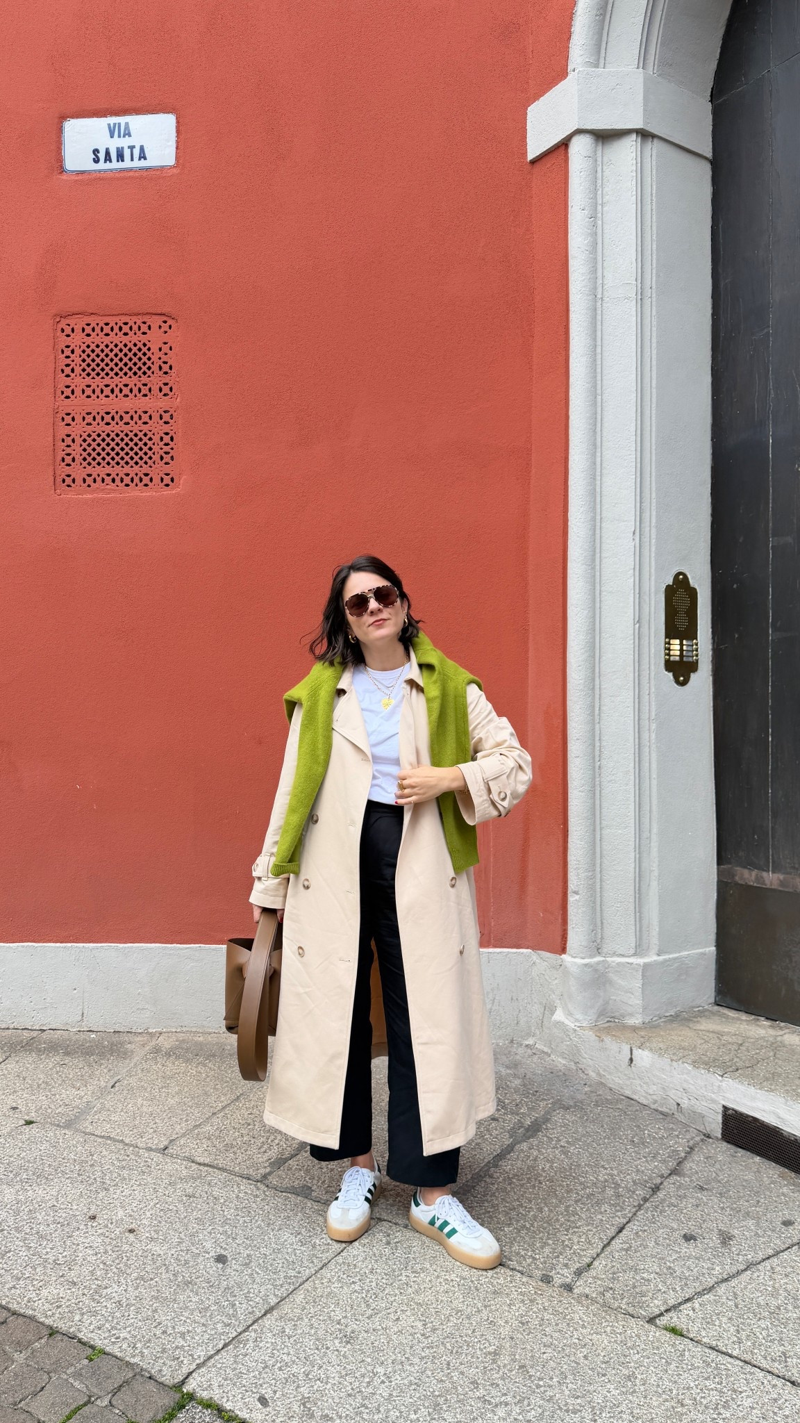 Casual spring outfit Sezane trench barrel Madewell trousers @Madewell @SEZANE 

#LTKdayinmylife #LTKTravel #LTKootd