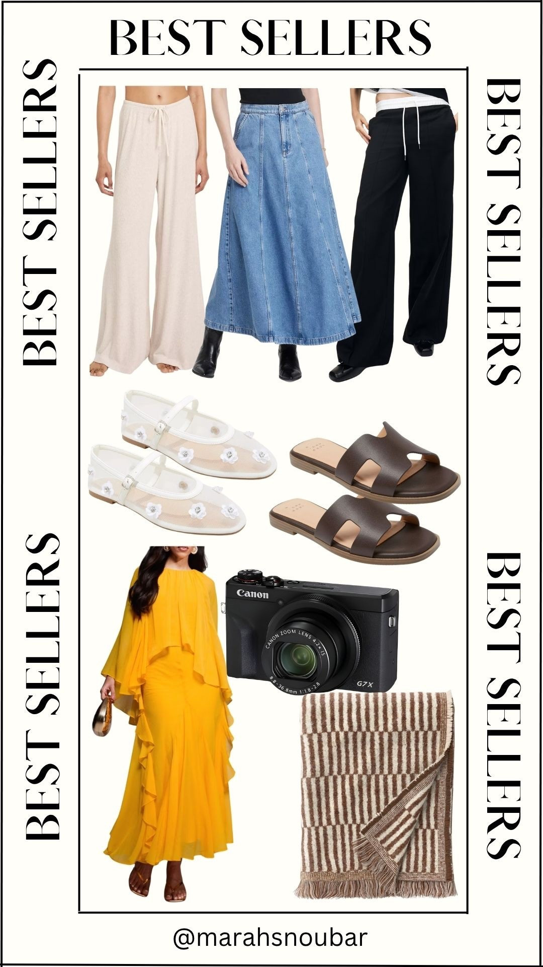 Recent top sellers! Fav lounge pants, vacay dress, summer shoes, camera + throw blanket 

#LTKHome #LTKStyleTip #LTKShoeCrush