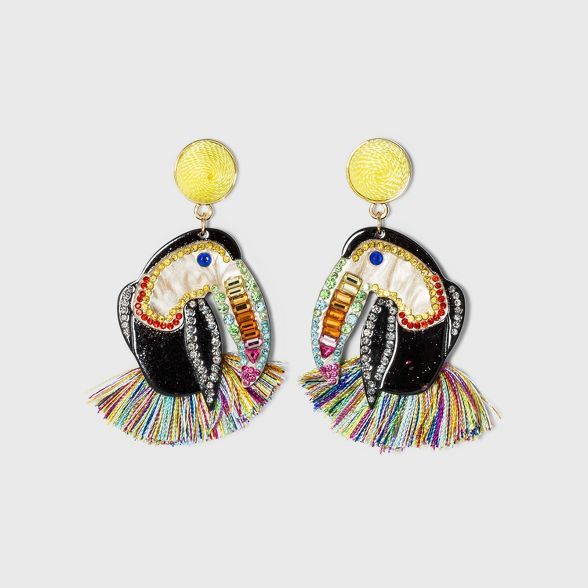 SUGARFIX by BaubleBar Colorful Toucan Drop Earrings | Target