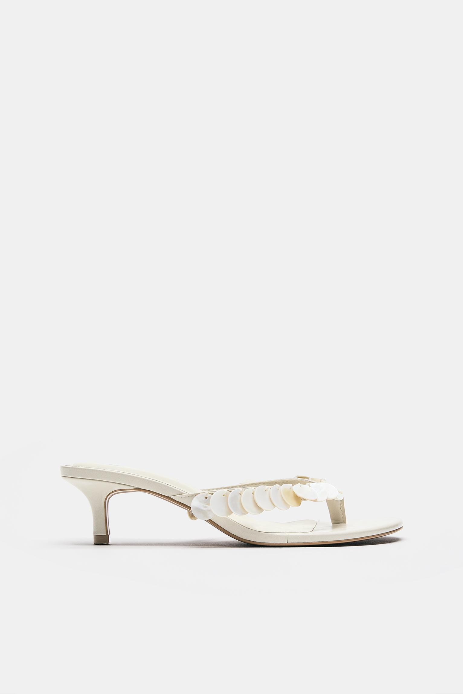 Beaded heeled sandals | Pull&Bear United Kingdom | PULL and BEAR UK