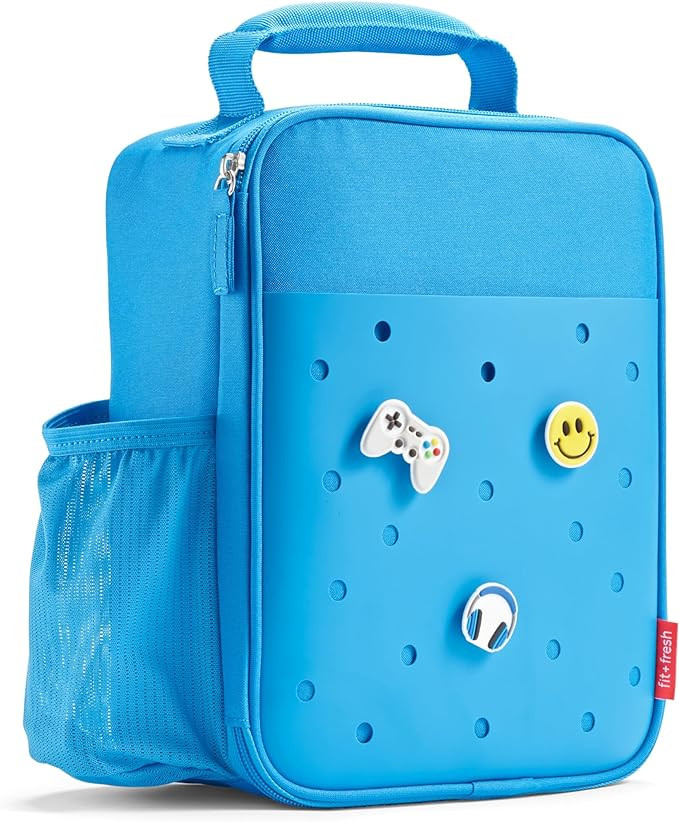 Fit & Fresh Customizable Lunch Bag for Boys & Girls - 6 Charms Included | Amazon (US)