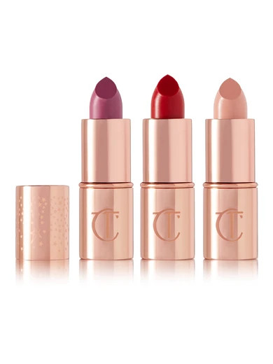 Charlotte Tilbury - Hot Lips Mini Celebrity Trio - Pink | NET-A-PORTER (UK & EU)