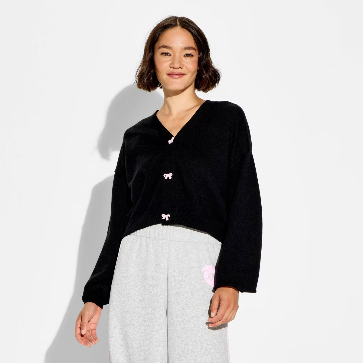 Women's Diet Coke Girlie Graphic Cardigan - Black XL | Target