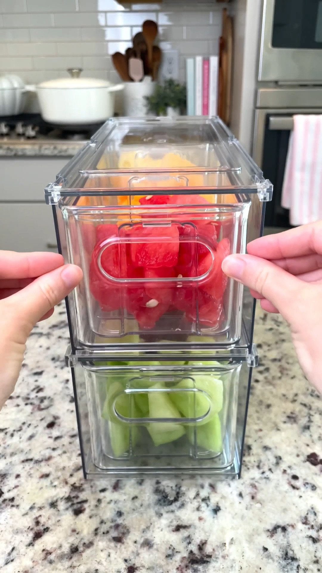 These stackable drawers are perfect for storing and organizing fresh produce, snacks, meal prepping, and more! 

#LTKHome #LTKFindsUnder50