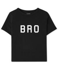 Baby And Toddler Boys Matching Family Bro Graphic Tee - black | The Children's Place