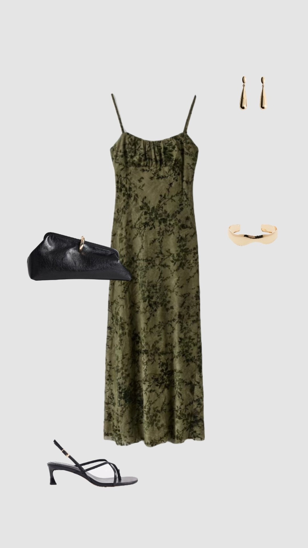 Wedding guest outfit Inspo ✨

• wedding guest dresses khaki bustier midi dress black clutch bag strappy kitten heels going out outfits holiday date night outfit occasion dress womens uk 2026 outfits summer garden party •

#LTKsummer #LTKuk #LTKwedding