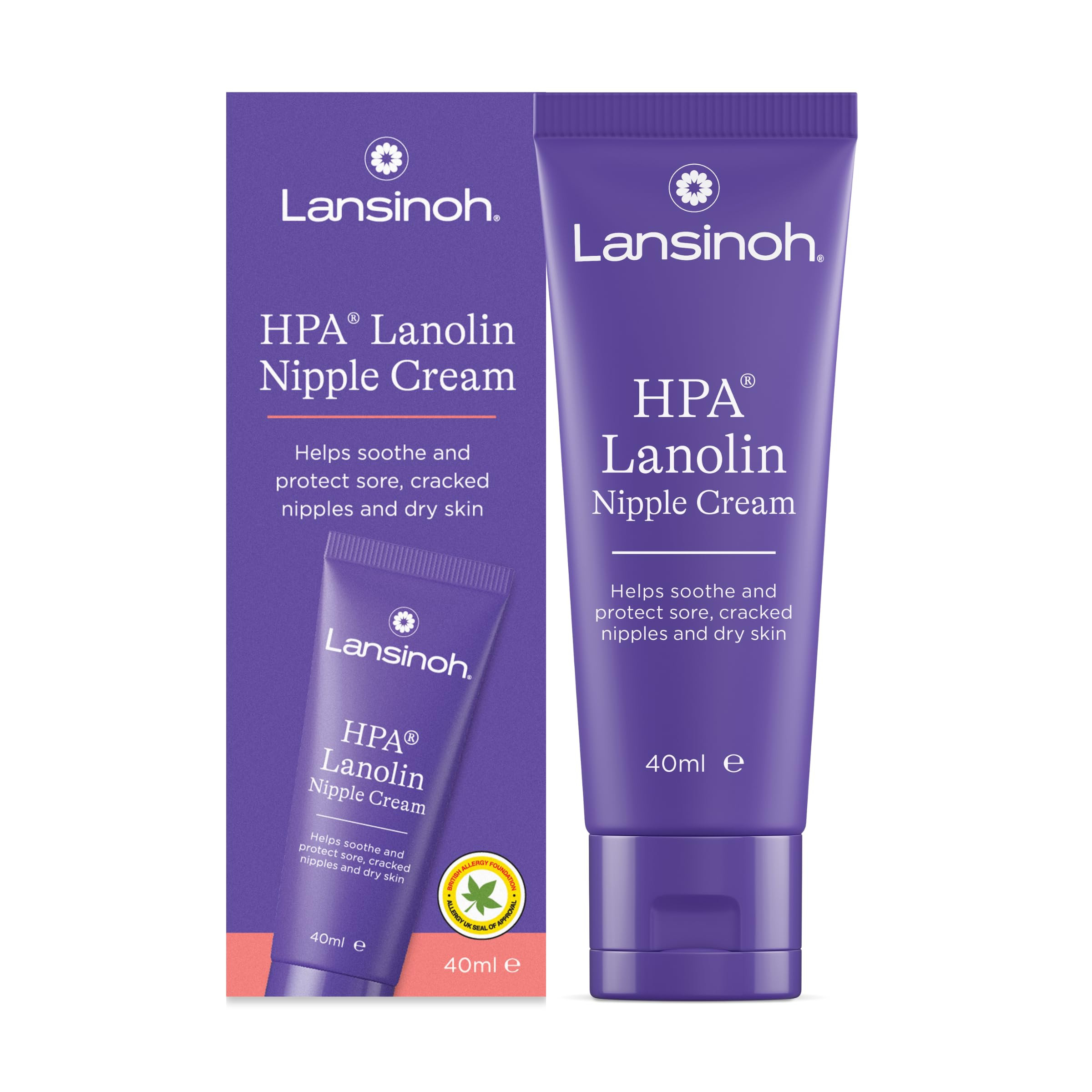 Lansinoh HPA Lanolin Nipple Cream for sore nipple & cracked skin, 100% natural single ingredient,... | Amazon (UK)