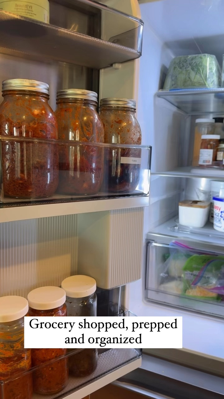 Fridge organization 

#LTKVideo #LTKfamily #LTKhome