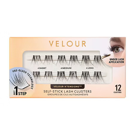 Velour Lashes Velour-Xtensions Self-Stick Clusters: Soft & Wispy, One Size, Multiple Colors | JCPenney