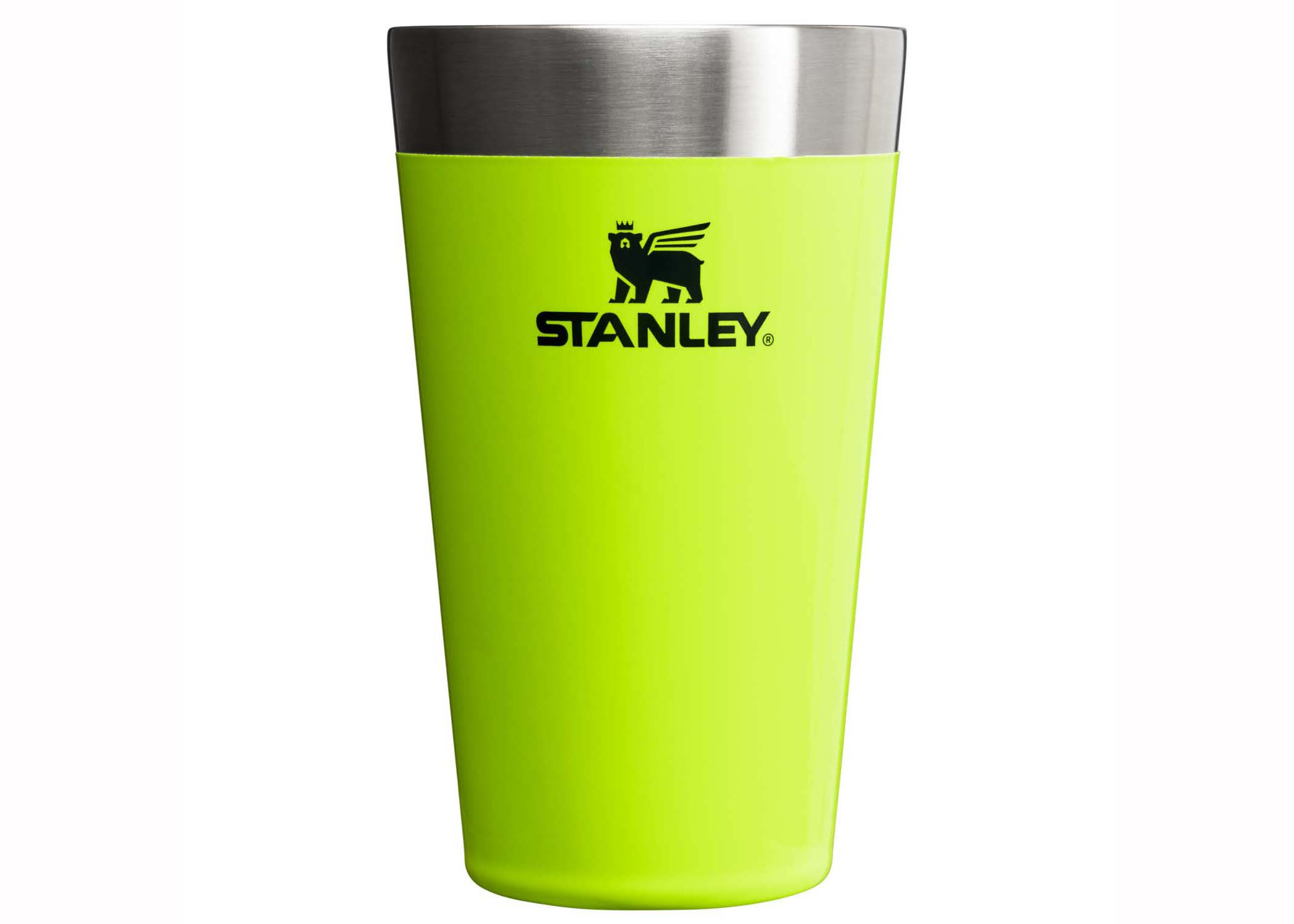 Women's Stanley The Neon Collection Adventure Stacking Beer 16oz Pint in Neon Yellow | StockX