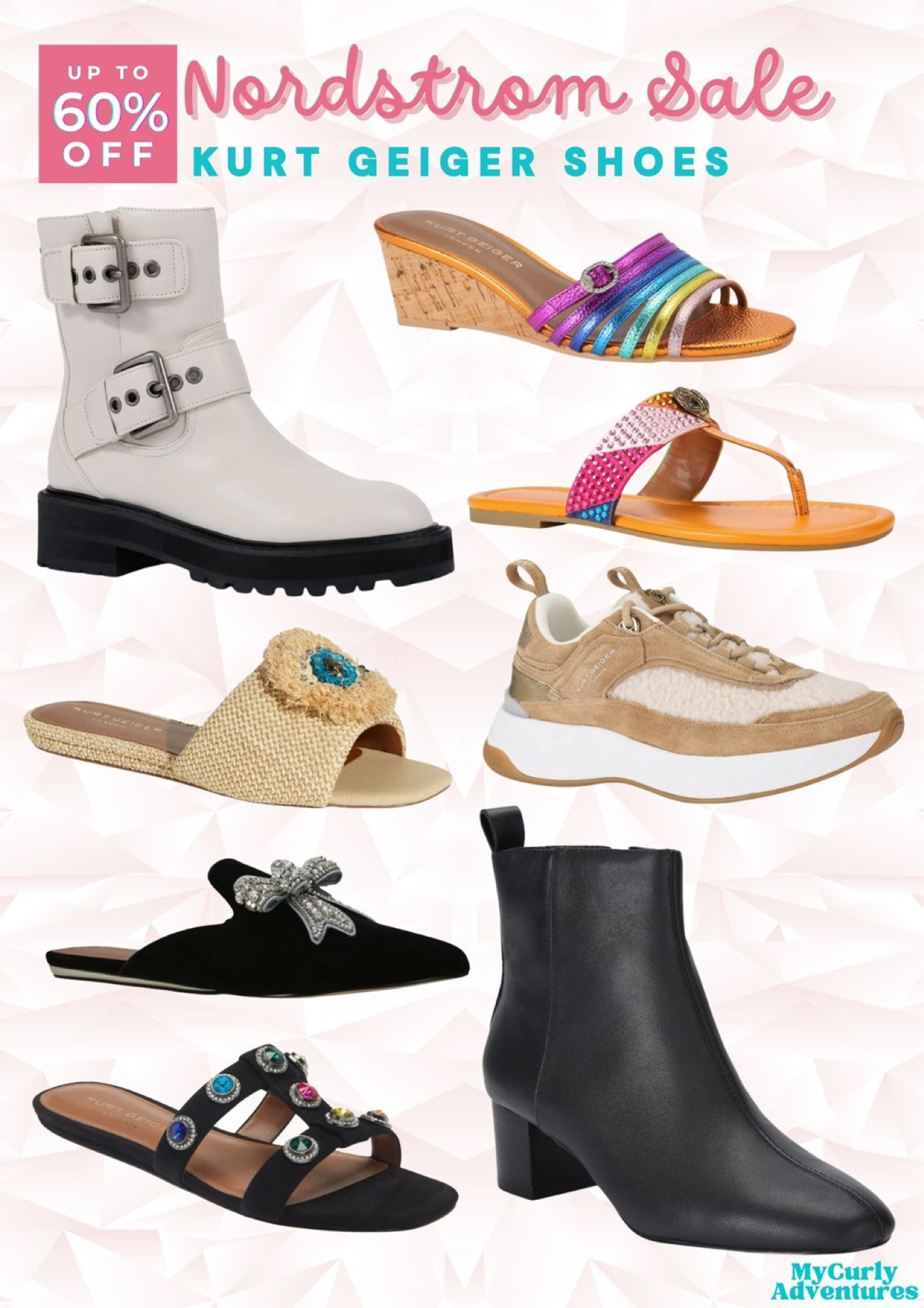 It’s time to treat your feet! These Kurt Geiger shoes  from Nordstrom Anniversary Sale are absolute must-haves!

- wedge slide sandal, bow pointed toe mule, woven slide sandal, textured leather bootie, T strap sandal, faux shearling trim sneaker, jewel embellished denim sandal, block heel bootie

#LTKSummerSales #LTKxNSale #LTKShoeCrush #LTKFindsUnder50 #LTKStyleTip #LTKFindsUnder100 #LTKSaleAlert