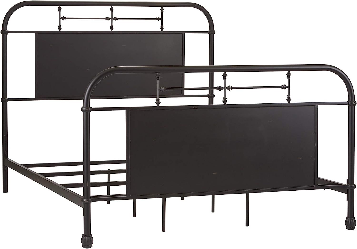 Liberty Furniture Industries Vintage Series Bedroom King Metal Bed, Black | Amazon (US)
