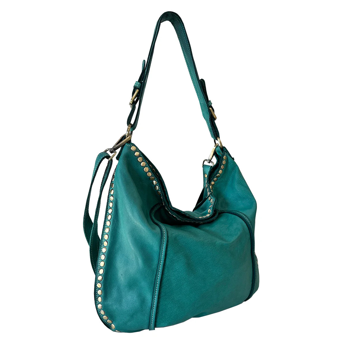 Anna Hobo in Ultramarine green | Bolsa Nova Handbags