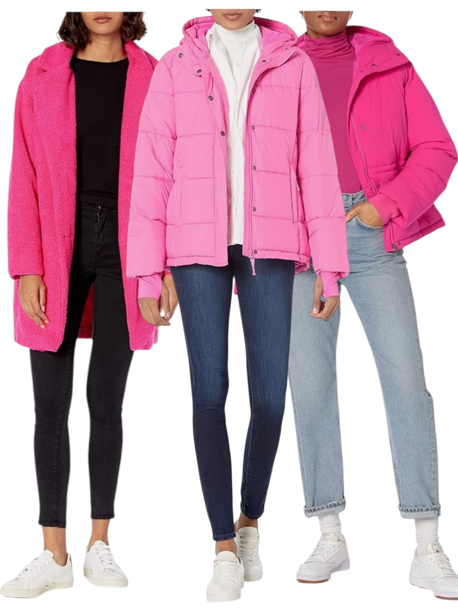 Pink coat 
Winter outfit 
Pink jacket 

#LTKSeasonal #LTKGiftGuide #LTKWorkwear