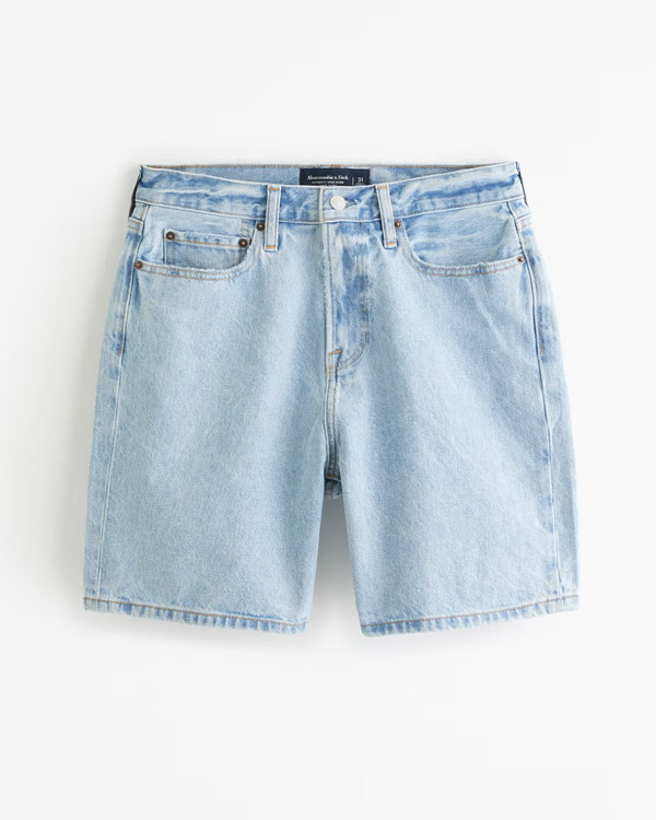 Men's Loose Denim Short | Men's Bottoms | Abercrombie.com | Abercrombie & Fitch (US)