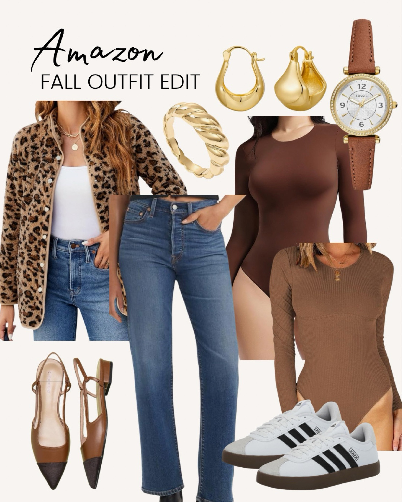 Amazon Fall 2024 edit. Has the leopard print out for 1-2 years?! As far as I’m concerned, it’s making a resurgence! Sneak a peek at my Fall 2024 must-have sweater, bodysuits, shoes, and jewelry pieces! I’m leaning towards warm textured browns. 🤎

#LTKautumn #LTKcanada

#LTKFallSale #LTKStyleTip #LTKSeasonal