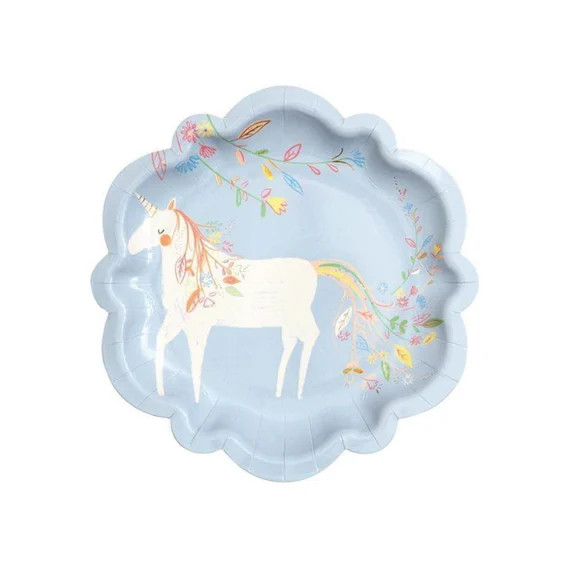Fairytale Princess Unicorn Party Plates 7 8ct  Princess | Etsy | Etsy (US)