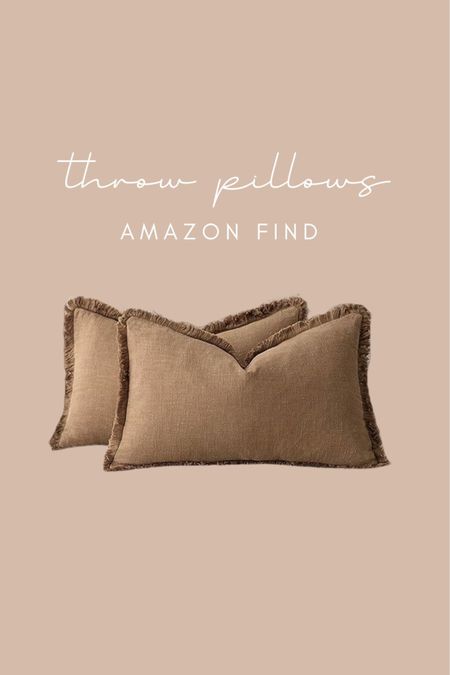 Obsessed with these gorgeous linen throw pillow covers! Such a great price too! I’ll link my favorite alternative down inserts as well. 

#LTKhome #LTKfindsunder50