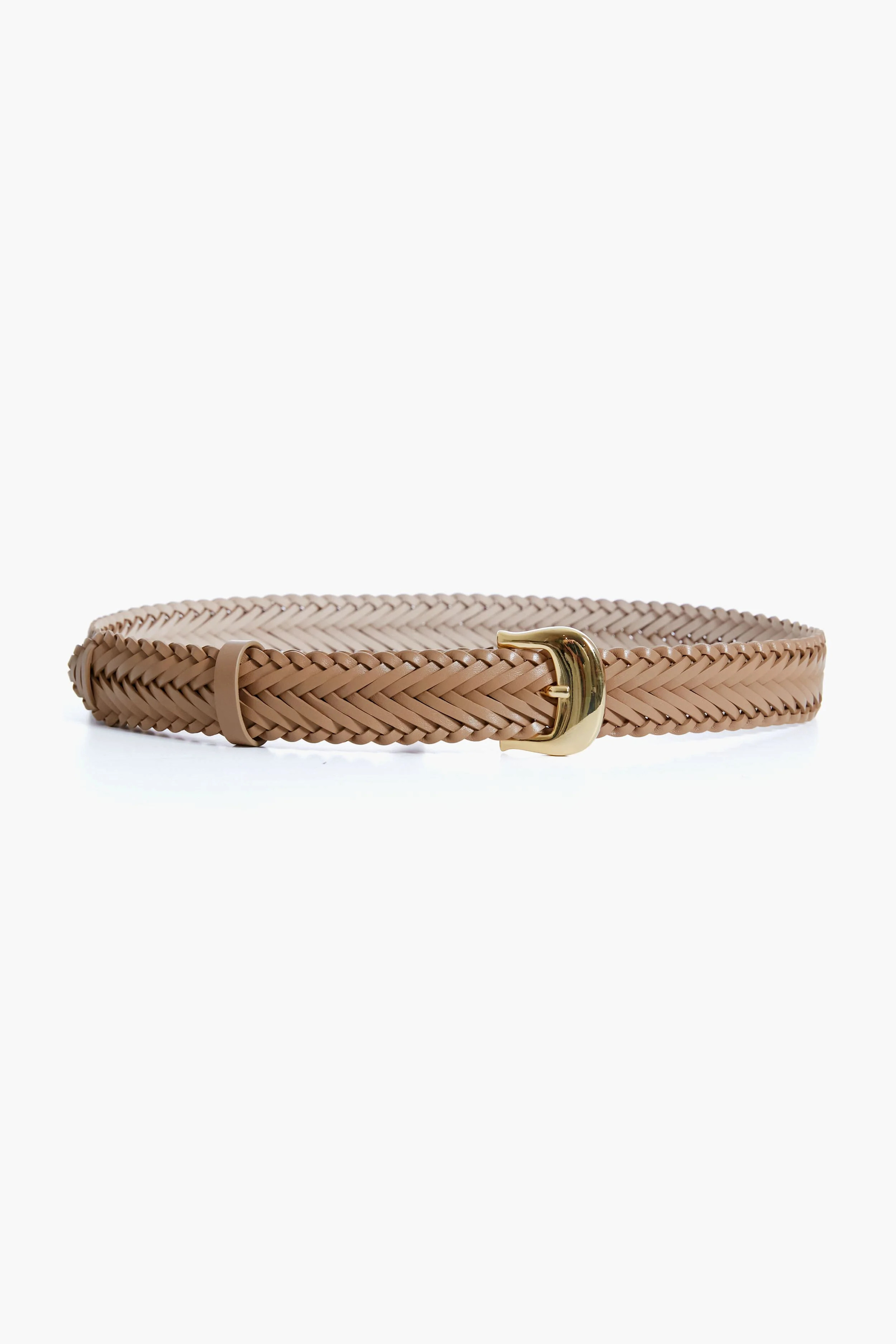 Camel Talia Braid Belt | Tuckernuck (US)