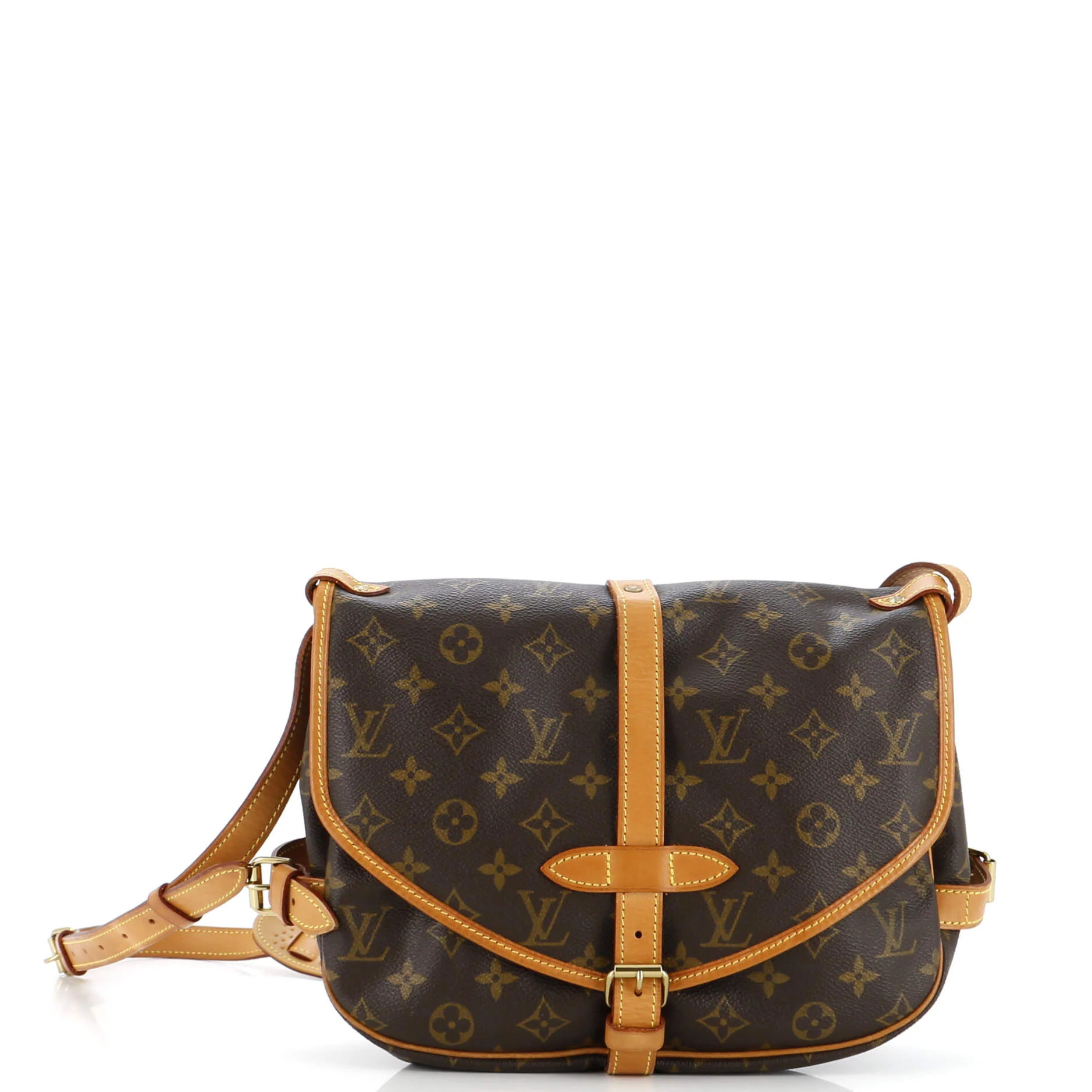 Saumur Handbag Monogram Canvas 30 | Shop Simon