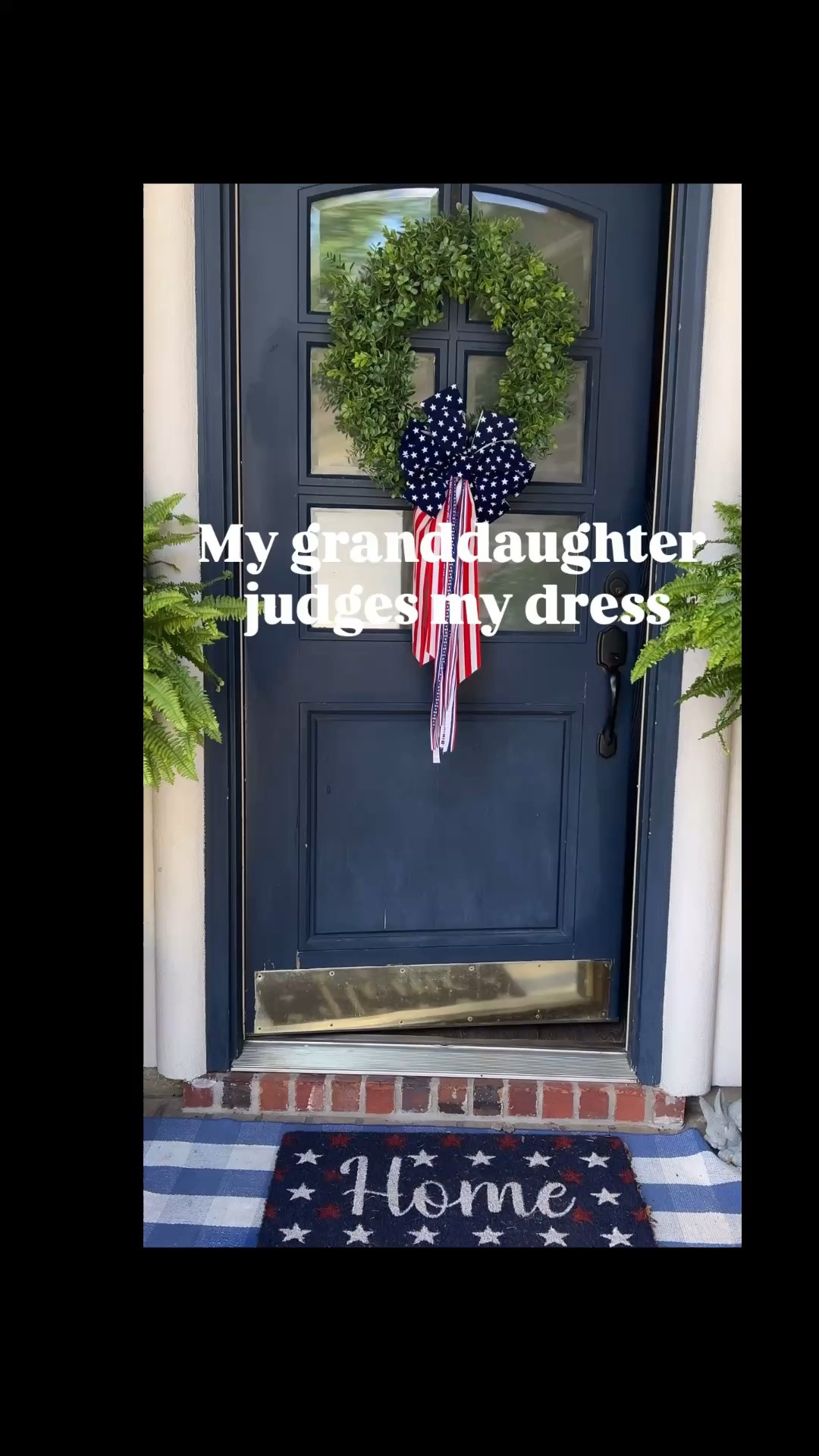 My granddaughter’s honest first impression of this easy to wear shirt dress. Can you guess her favorite feature?