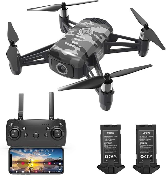 HR Drone For Kids With 1080p HD FPV Camera,Mini Quadcopter For Beginners With Altitude Hold,One K... | Amazon (US)