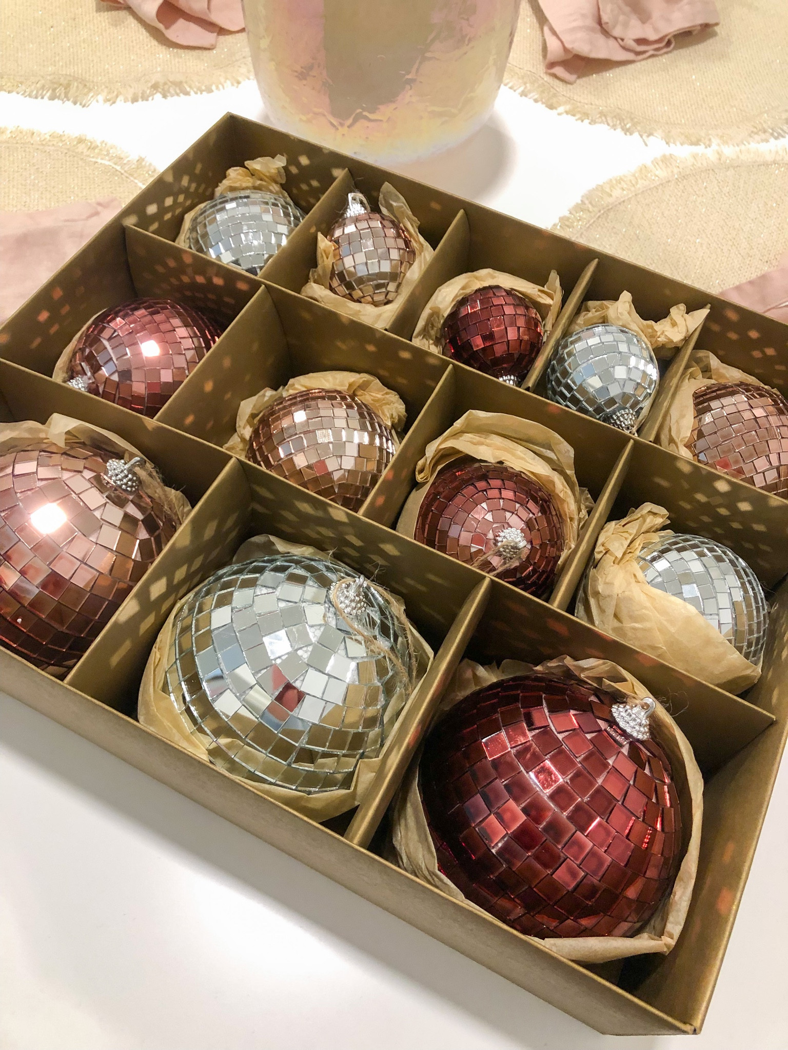 Christmas disco ball ornaments 🪩

#LTKSeasonal #LTKsalealert #LTKHoliday