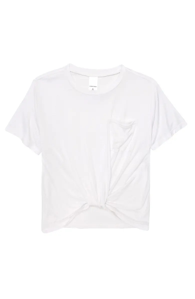 Kids' Knot Front T-Shirt | Nordstrom